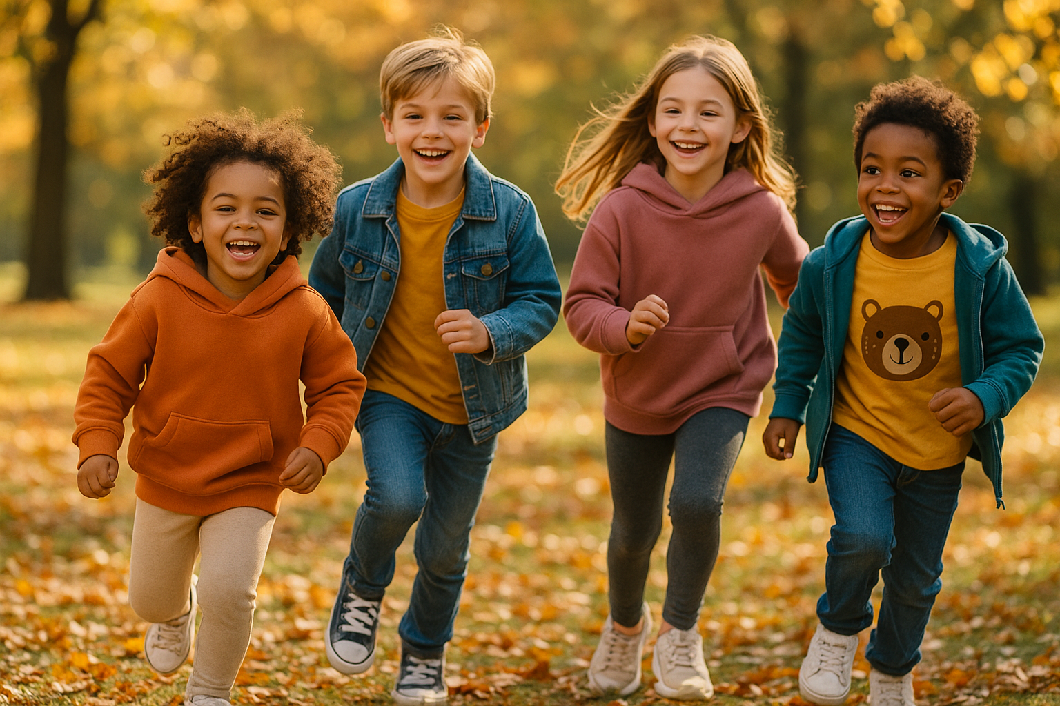 creative and lifestyle design for kids clothing with real photos