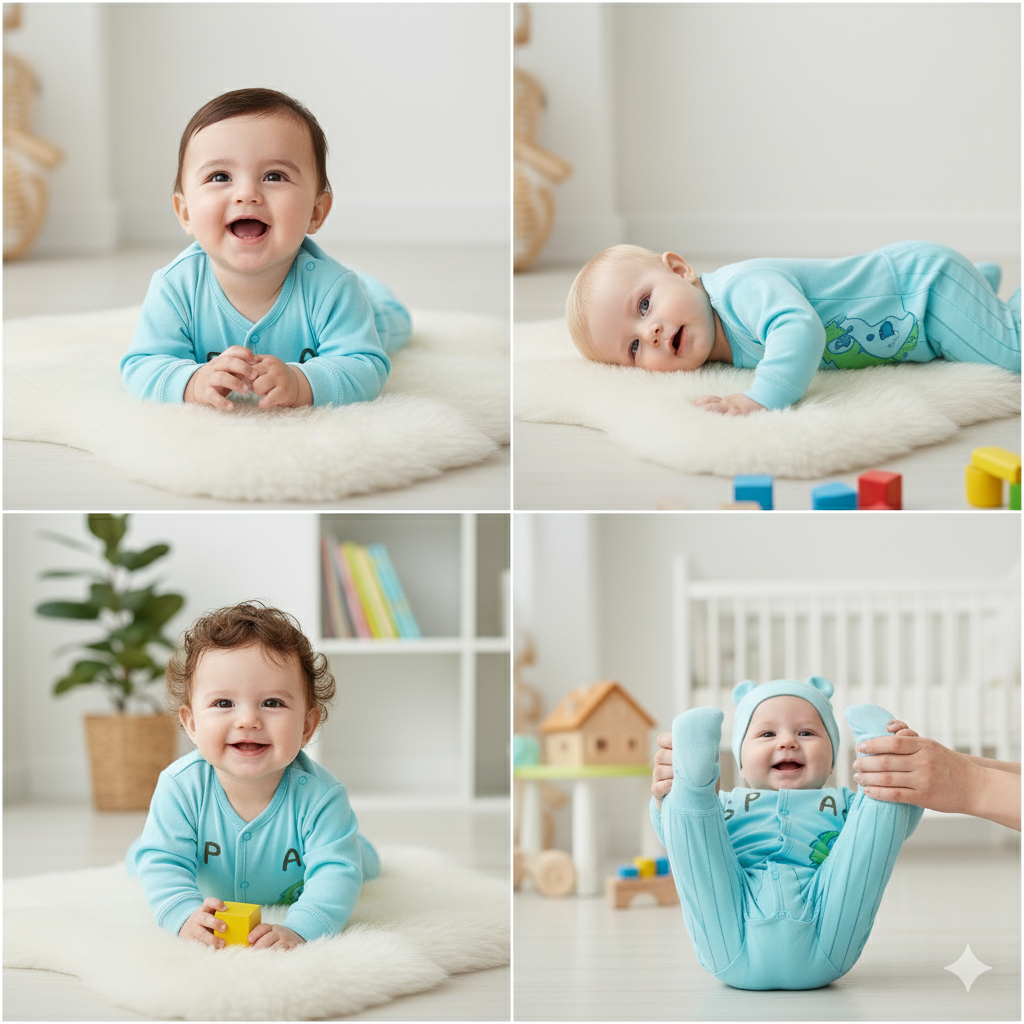 Soft Green Baby Full-Sleeve Top – WooAttire Winter Clothing