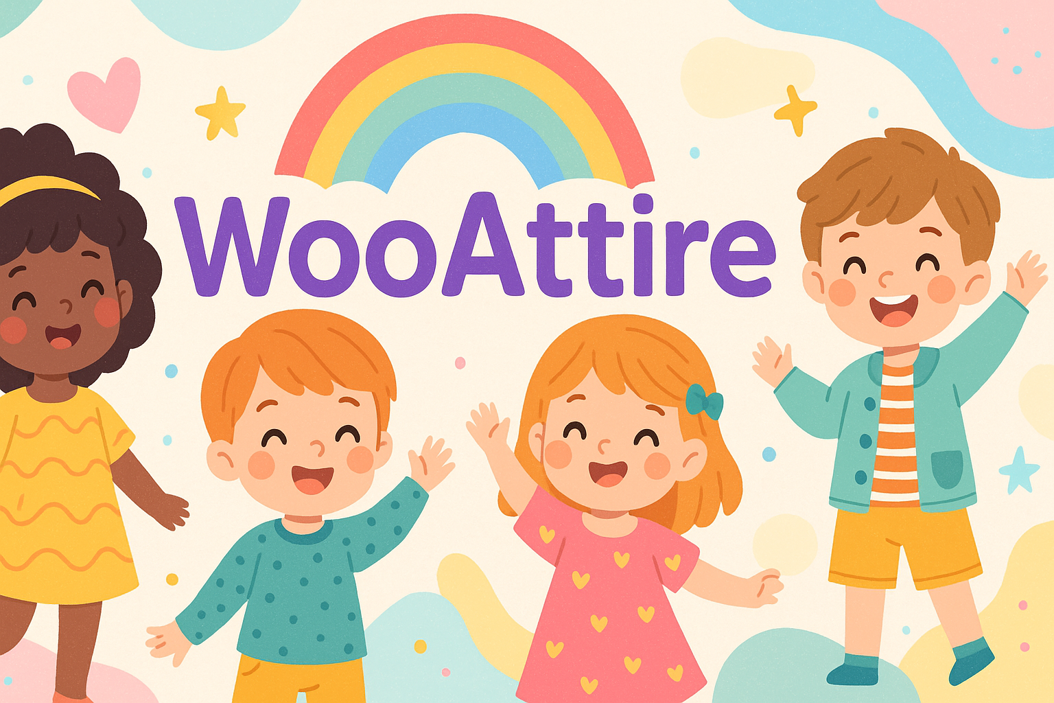 I have a website for kids attire with the name of wooattire. I need mobile banner for my website home page just like previous one.