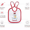 7 Pcs Baby Bib Set 0-24 Months | Soft Cotton Feeding Bibs Waterproof