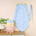 Muslin Hooded Baby Swaddle Towel 6-9M | Soft Cotton Bath Blanket