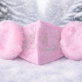 Girls Winter Face Mask with Earmuffs | Plush Warm Windproof Mask
