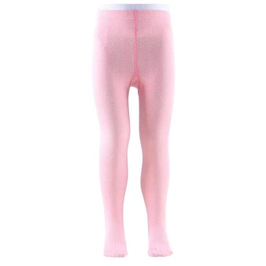 Pink tights on a white background
