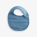 Blue Baby Dribble Bibs Pack of 5 | Soft Absorbent Feeding & Drool Bibs for Newborn Babies