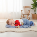 Comfortable Baby Winter Outfit with Full Sleeves and Front Button Closure