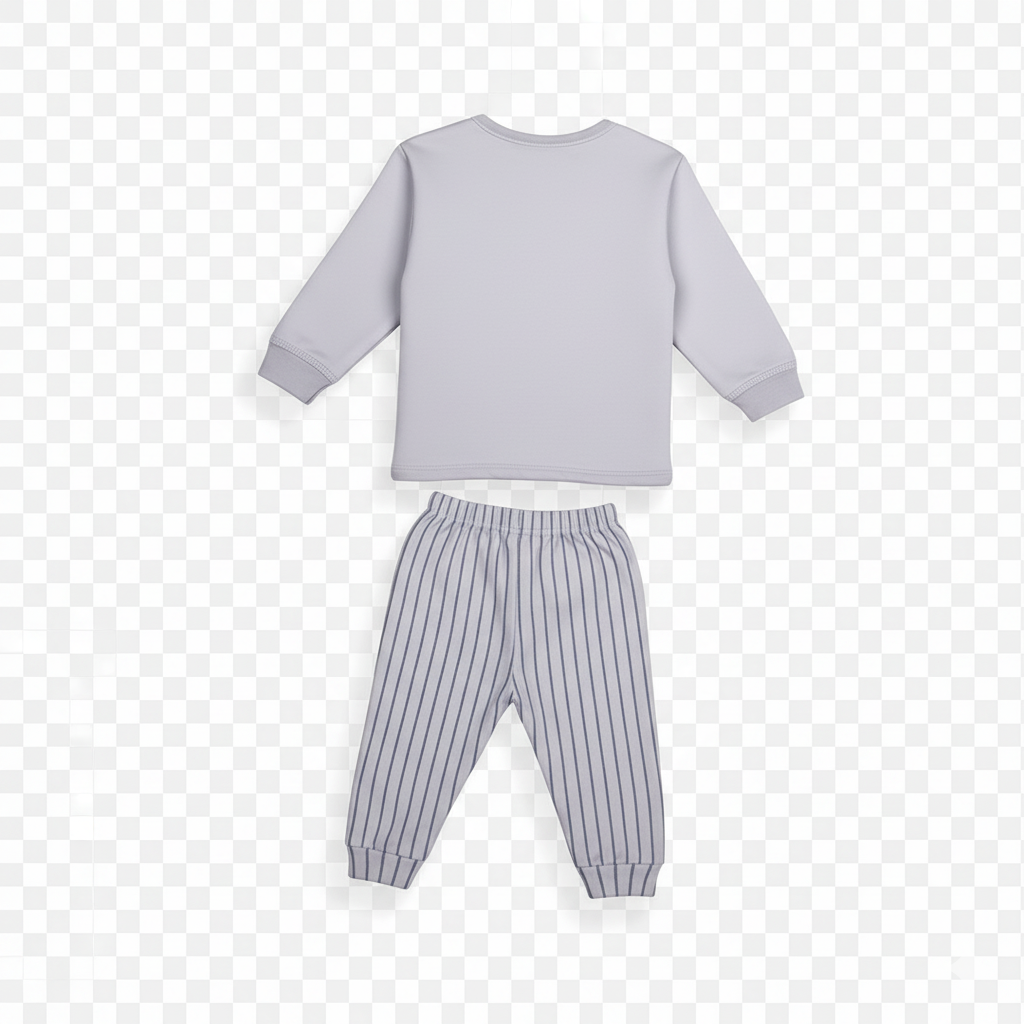 Stylish newborn baby dress set – fleece 2-piece winter wear