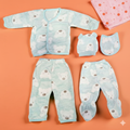 Soft Fleece Green Baby Winter Clothes – WooAttire 5-Piece Set