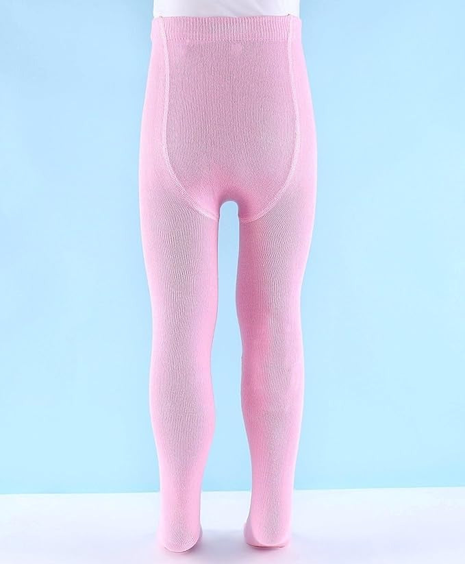 Pink tights on a light blue background