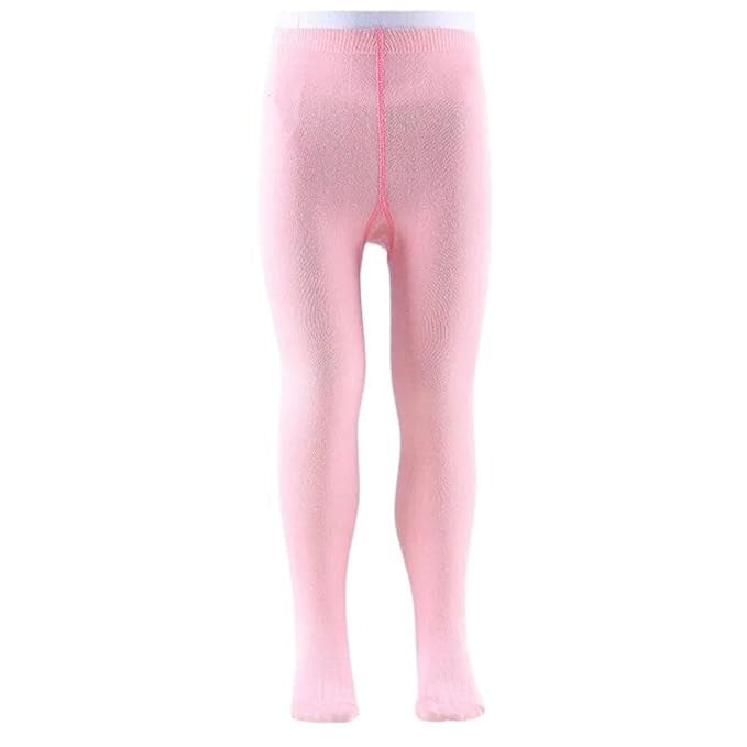 Pink tights on a white background