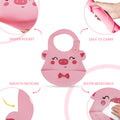 Reusable Waterproof Baby Bib – Pink WooAttire