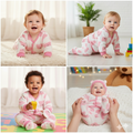 Infant White Winter Clothing Set – Cozy 5-Piece Outfit for Newborns