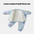 Soft Cotton Padded Blue Baby Night Suit – WooAttire Winter Wear