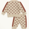 Unisex Woollen Outfit for Infants – WooAttire Brown Set