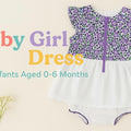Breathable Cotton Baby Girl Outfit for Summer – WooAttire Infant Dress