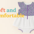 Cute Newborn Baby Girl Frock with Panty – WooAttire Soft Cotton Dress