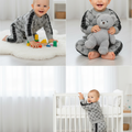 Soft Knitted Baby Winter Set – Grey Sweater and Pants
