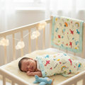 WooAttire 6-Layer Muslin Blanket Folded View