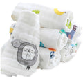 Multi-Purpose Muslin Cotton Wash Cloths – Baby Hair Towel, Burp Cloth & More