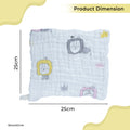 WooAttire Muslin Cotton Baby Face Towels – Perfect for Bath, Mealtime & Clean-Ups