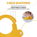 WooAttire Baby Bib – Reusable, Foldable & Travel-Friendly