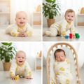 Infant Cotton Bodysuit with Snap Closure – WooAttire Baby Romper 0–3 Months